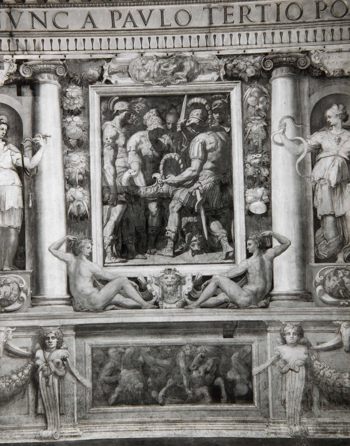 Perin del Vaga - 122, Alessandro Magno taglia il nodo gordiano, Castel Sant'Angelo, Roma 7